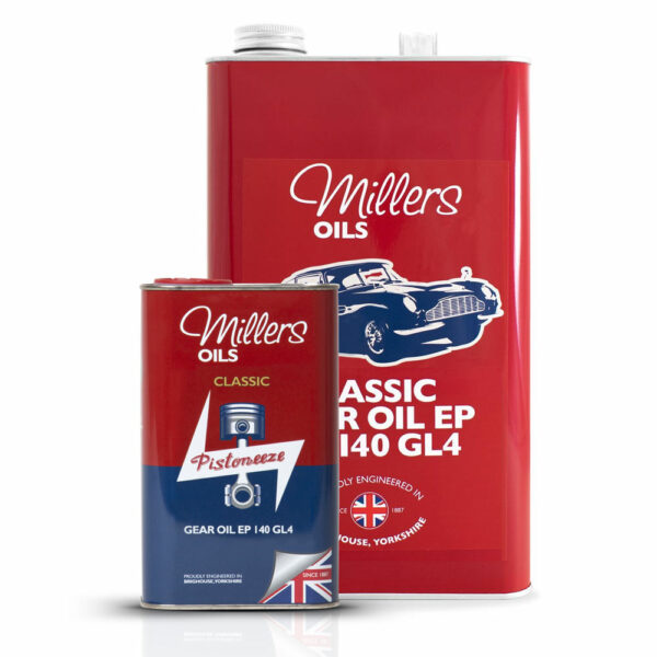 Millers Oils Classic Gear Oil EP 140 GL4 1L 5L 7928-1L & 7928-5L