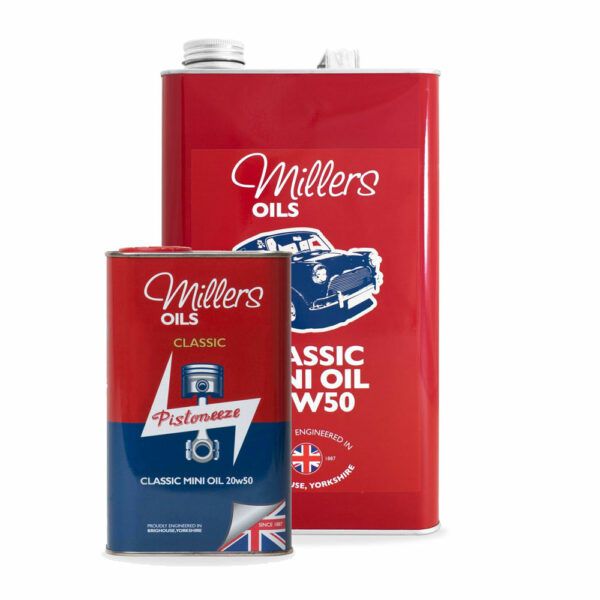 Millers Oils Classic Mini Oil 20w50 Engine Oil 1L 5L 7914-1L 7914-5L