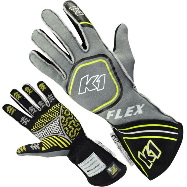 K1 RaceGear Flex Glove Flo Yellow 23-FLX-FY